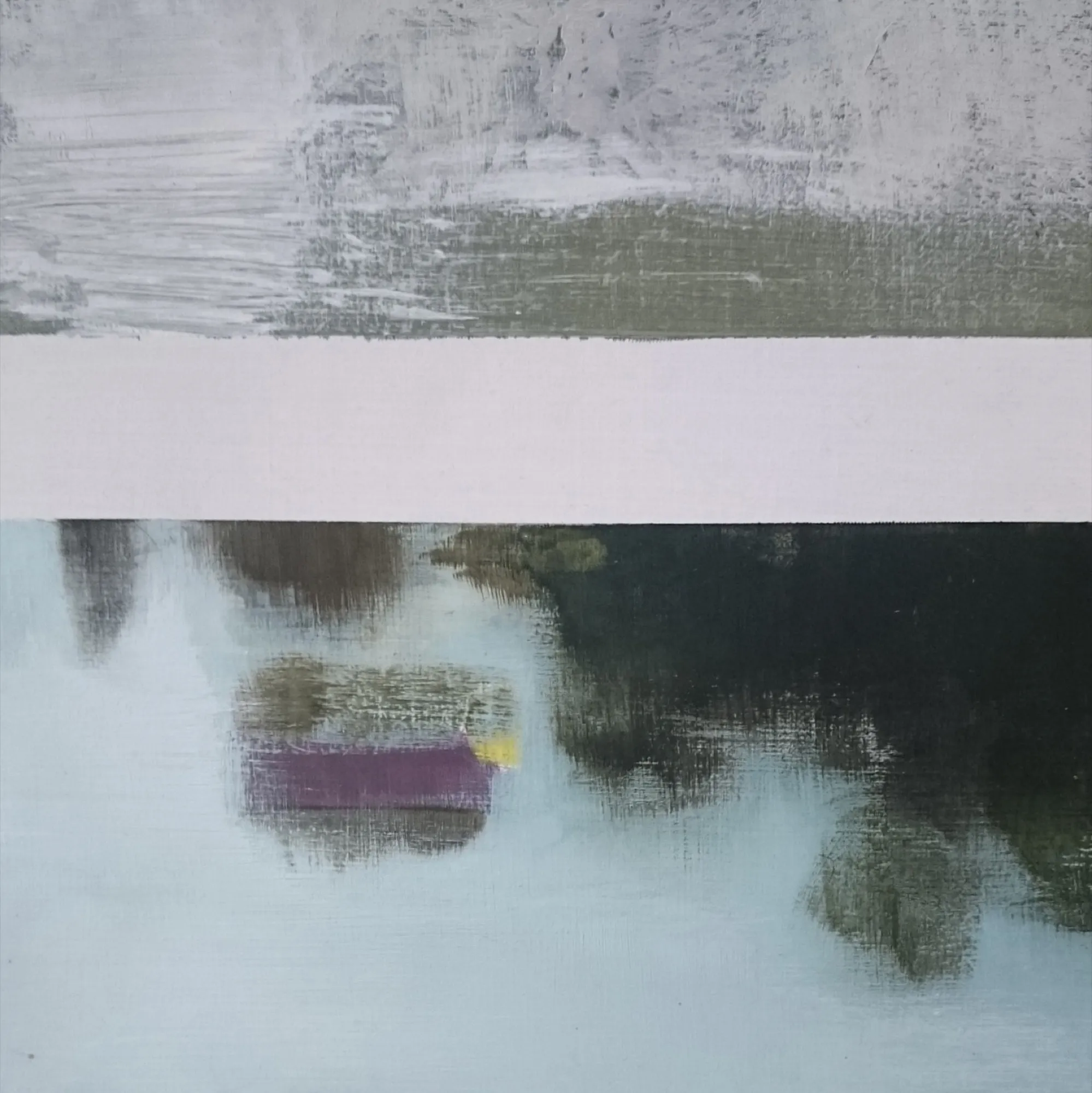 Szkic nr 32, 2015, Akryl i olej na płycie, 19 × 19 cm